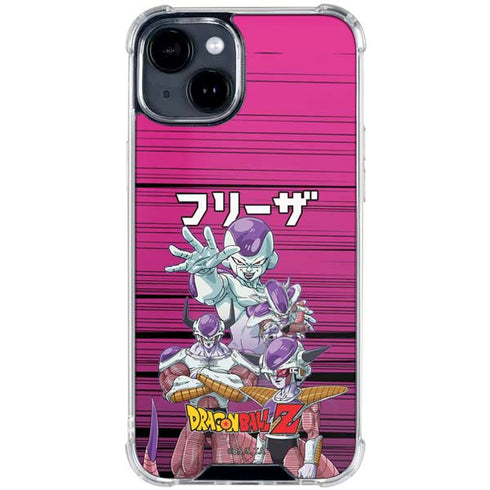 Dragon Ball Z Frieza Evolution iPhone 15 Clear Case